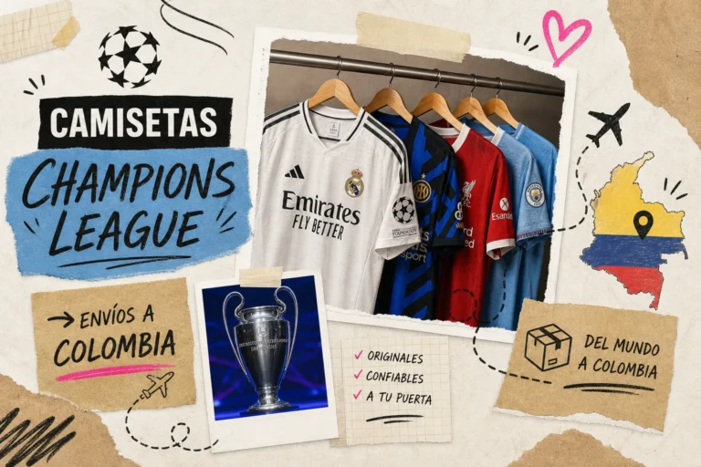 Camisetas Champions League: 12 tiendas que envían a Colombia