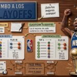 cómo se clasifican los equipos para los playoffs de la nba