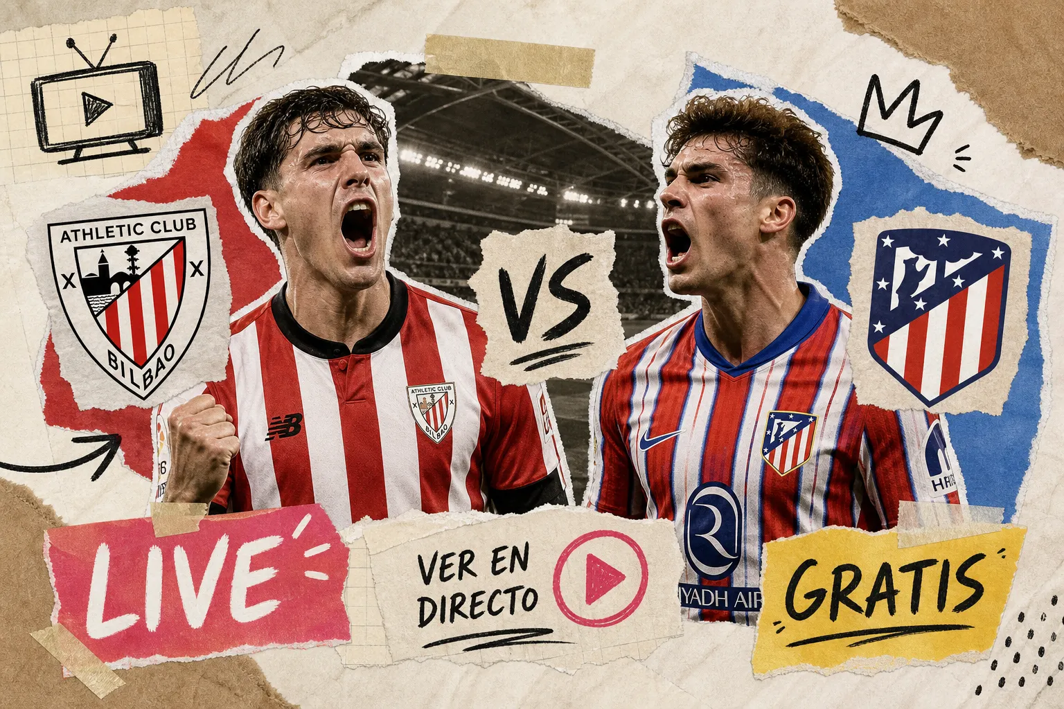Cómo Ver Athletic vs Atlético Madrid en Directo