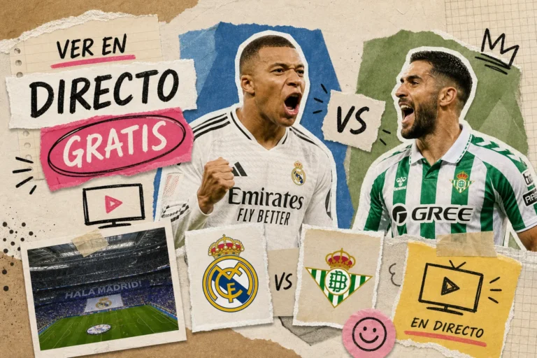 Cómo ver el Real Madrid vs Betis