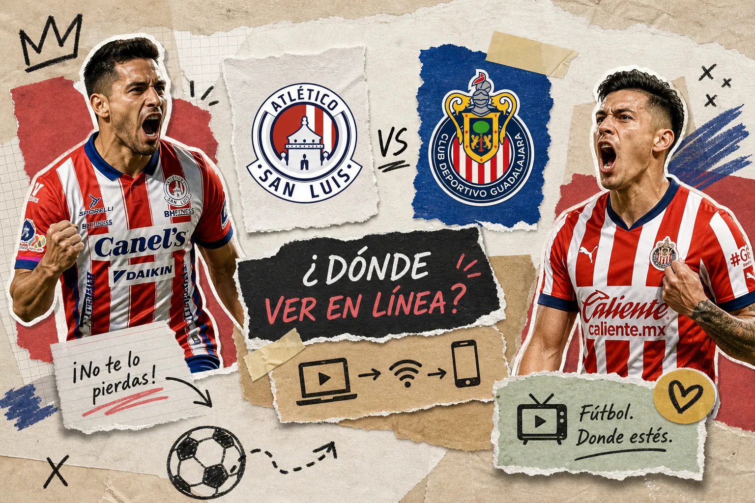 ¿Dónde ver Atlético San Luis vs Guadalajara en lÃnea?