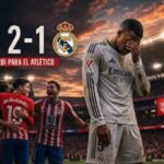 Derrota del Real Madrid 2-1 ante el Atlético