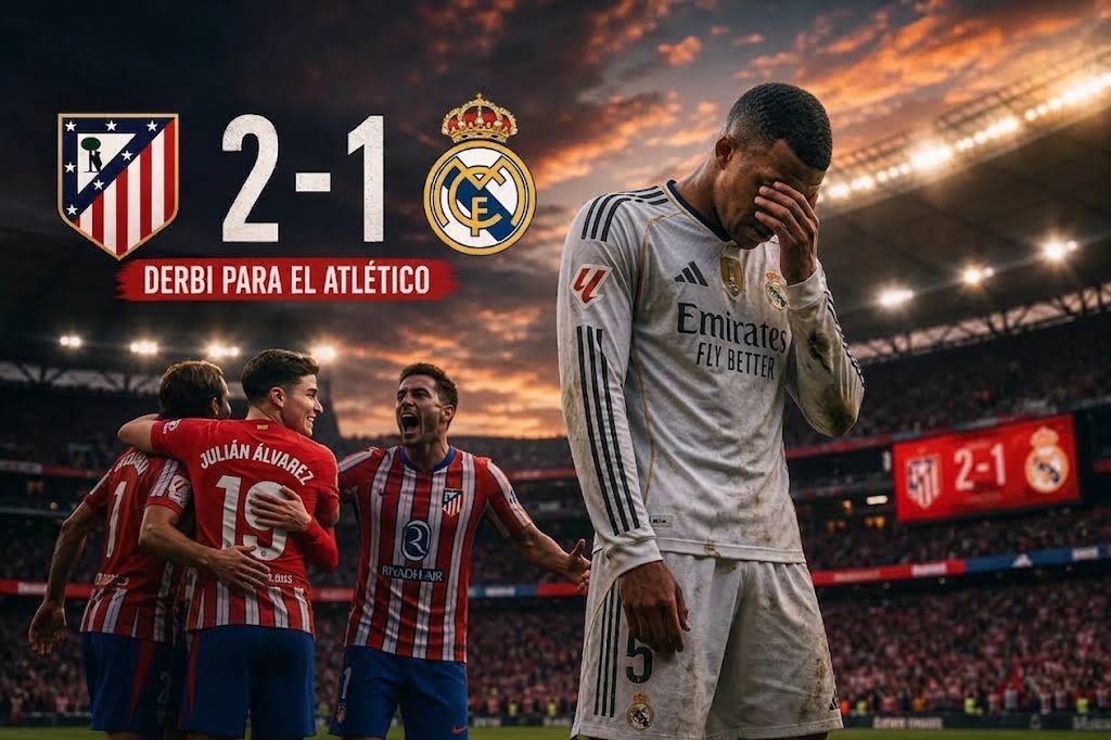 Derrota del Real Madrid 2-1 ante el Atlético en LaLiga