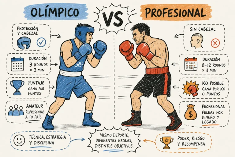 Boxeo Olímpico vs Profesional