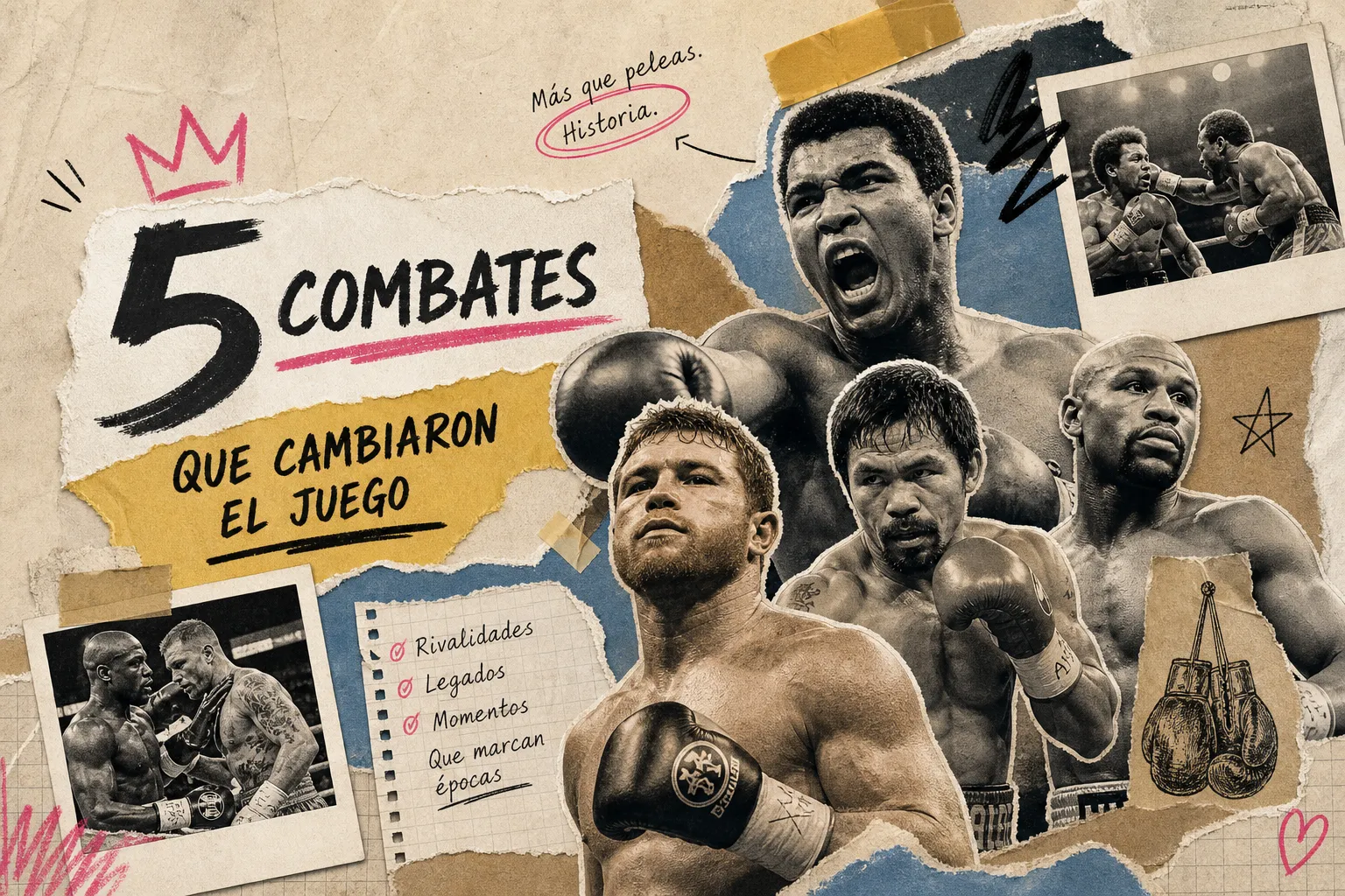 Los 5 combates que redefinieron el boxeo moderno